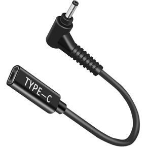 100W 4.0x1.35mm Male Adaptor to USB C Female Cable, Male to DC Female 19V Adapter, DC 4.0x1.35mm Adapter to USB C Adapter Made for Asus Laptop Series, Router, Printer, RVs, Solar Generator