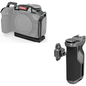 SmallRig R5 / R5 C / R6 Cage and Quick Release Rotating Side Handle with Integrated NATO Rail