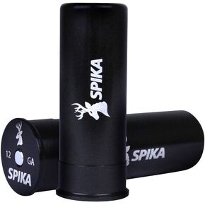 SPIKA 12 Gauge Snap Caps, Aluminium 12 ga Dummy Rounds, 12g Dry Fire Practice Safe Loading Firing [2Pcs]