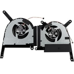 CPU جديد+GPU مروحة التبريد (12V) استبدال ASUS TUF 3/4 PLUS FX707Z FA707R FA707X FA707V FA507Z Series LAPTOP FSCM DFSCK22D05883E FPSP DFSCK221151E 13NR09F0111