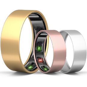 Ring Cover Compatible with Oura Ring Gen 4/Oura Gen 3, Durable Scratch-Resistant TPU Protecter for Women Men for Gym and Working Out (Gold+Silver+Rosegold, Size 8)