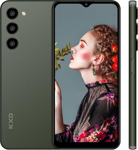 KXD A09 Unlocked Android Phones, Android12 Smartphones, 6.56" HD+, 4000mAh, Octa-Core 12GB+128GB/SD 256GB Smart Phone, 13MP+5MP, 3 Card Slots, Face ID Unlock Phone, 4G Dual SIM Mobile Phone in Saudi Arabia
