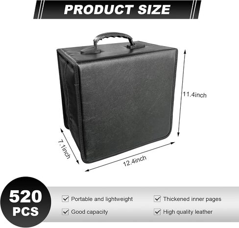 400 Capacity CD Case Holder, PU Leather CD/DVD Binder Storage Organizer with Zipper, Portable Large Booklet Album Box VCD Protective Wallet for Car Home Office Travel in Saudi Arabia
