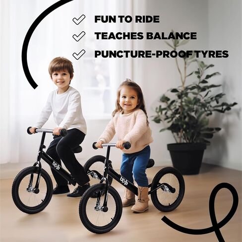 Bixe Balance Bike: for Big Kids Aged 4, 5, 6, 7, 8 and 9 Years Old - No Pedal Sport Training Bicycle | 16inch Wheel in Kuwait