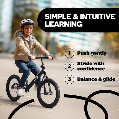 Bixe Balance Bike: for Big Kids Aged 4, 5, 6, 7, 8 and 9 Years Old - No Pedal Sport Training Bicycle | 16inch Wheel in Kuwait
