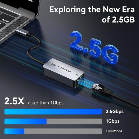 USB AM to RJ45, 2.5G Ethernet Adapter in Saudi Arabia