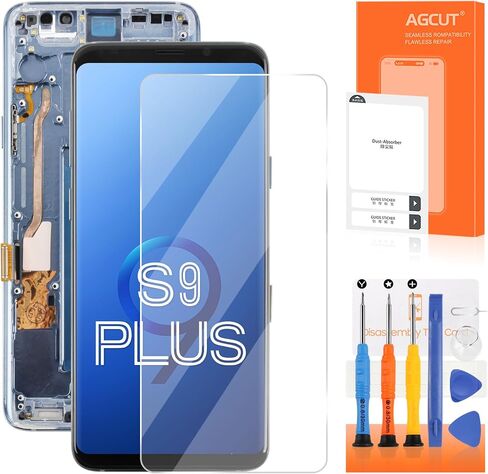 INCELL for Samsung Galaxy S9 Plus Screen Replacement for Samsung S9 Plus LCD Display SM-G965F SM-G965W SM-G965U LCD Digitizer Touch Screen Assembly with Frame(No Fingerprint) (Blue) in Saudi Arabia