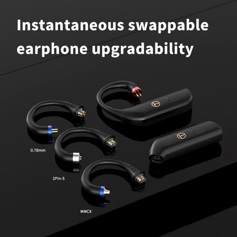 Linsoul TRN BT30 Pro Bluetooth 5.2 Wireless Earhook for IEMs Wired Earphones, Upgraded CVC 8.0 Noise Cancellation Technology, Long Battery Life with Charging Case (2Pin, 0.78mm) in Saudi Arabia
