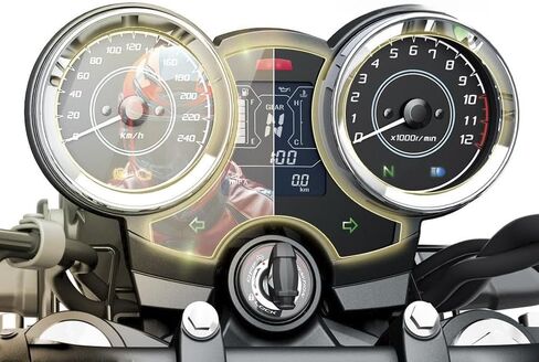 IPG Proactive Made for Kawasaki 2021-24 Z650RS / S132 N83 Dashboard 9H صلابة الشاشة واقي نانو السيراميك فائقة الاستجابة وضوح عالية مضادة لخدش Kawaz650rs in Kuwait