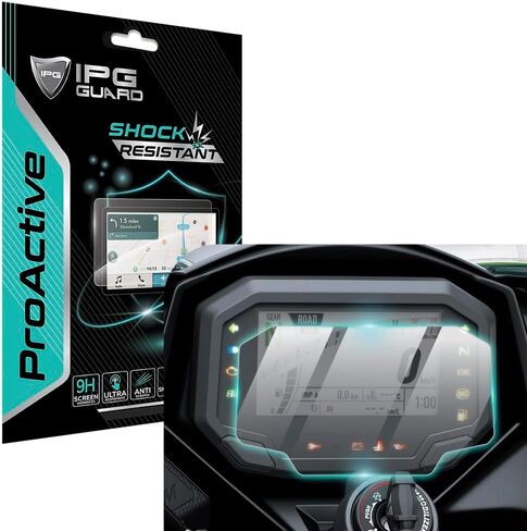 IPG ProActive Made for KAWASAKI 2021-24 Z650RS / S132 N83 Dashboard 9H Hardness Screen Protector Nano Ceramic Film Ultra Responsive High Clarity Anti Scratch for KawaZ650rs in Saudi Arabia