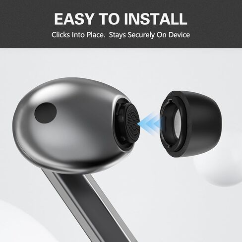 Memory Foam Ear Tips for Samsung Galaxy Buds3 Pro, Ultimate Comfort and Unshakeable Fit with Memory Foam Earbud Tips, Secure Fit, Superior Noise Isolation, 3 Pairs Replacement Tips (Large) in Saudi Arabia