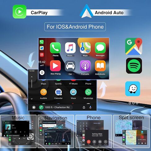 6.5" Car Stereo RCD360 PROII RCD330 Carplay Android Auto Bluetooth USB SD RVC FM for VW Golf MK5 MK6 Passat Jetta CC EOS (Backup Camera Actived) in Kuwait