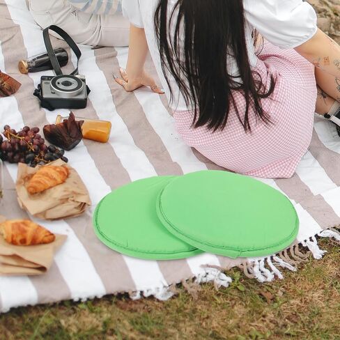 2pcs Outdoor Seating Outdoor Mat Park Pad Sit Pad Outdoor Cushion Portable Seat Outdoor Sitting Cushion Picnic Cushion Camping Pad Cushion Pad Camping Mat Round Child Pp in Saudi Arabia