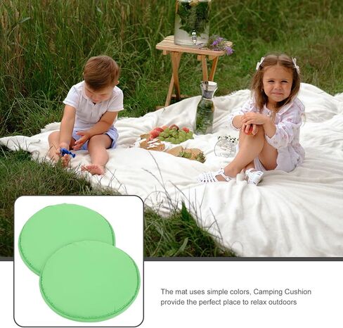 2pcs Outdoor Seating Outdoor Mat Park Pad Sit Pad Outdoor Cushion Portable Seat Outdoor Sitting Cushion Picnic Cushion Camping Pad Cushion Pad Camping Mat Round Child Pp in Saudi Arabia