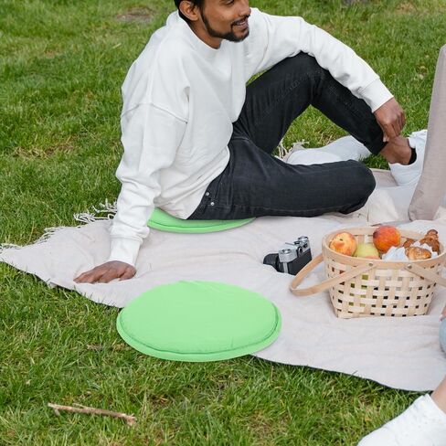 2pcs Outdoor Seating Outdoor Mat Park Pad Sit Pad Outdoor Cushion Portable Seat Outdoor Sitting Cushion Picnic Cushion Camping Pad Cushion Pad Camping Mat Round Child Pp in Saudi Arabia
