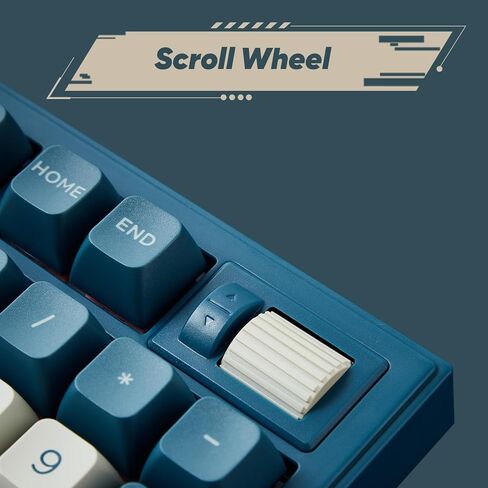 Akko 5098B Wireless Gaming Keyboard with Screen, Wasteland Survival Mechanical Keyboard with Scroll Wheel, Hot-Swappable Gaming Keyboard with Numberpad, RGB Gasket Keyboard, Piano Pre Lubed Switch in Kuwait