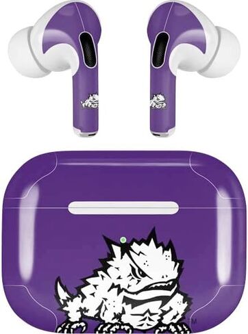 Skinit Decal Audio Skin Compatible with Apple AirPods Pro (2rd Gen, 2022) - Officially Licensed TCU Horned Frogs Logo Design in Kuwait