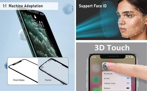 لاستبدال شاشة iPhone ، مجموعة أرقام شاشة Digitizer Digitizer 3D Touch Touch مع مجموعة أدوات الإصلاح وحامي الشاشة (15 Pro Max) in Saudi Arabia