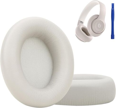 Cushion Kit Compatible with Beats Studio Pro Wireless Headphones, Earpad Replacement with Softer Protein Leather& Noise Isolation Foam (Sandstone) in Kuwait
