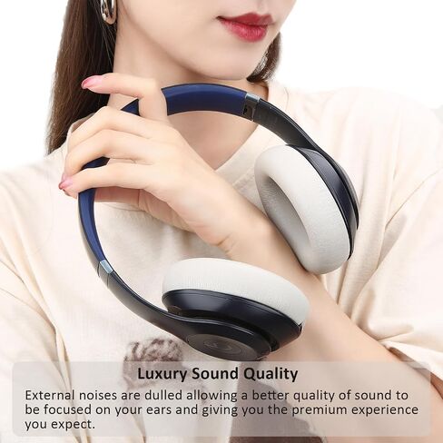 Cushion Kit Compatible with Beats Studio Pro Wireless Headphones, Earpad Replacement with Softer Protein Leather& Noise Isolation Foam (Sandstone) in Kuwait