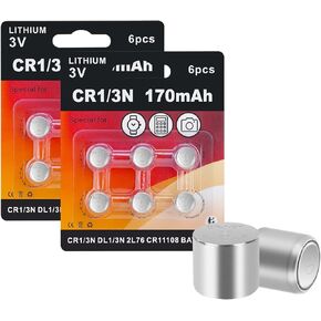 DL1/3N CR1/3N 2L76 5018LC 5008LC CR11108 K58L 3V Lithium Battery(12 Pack)