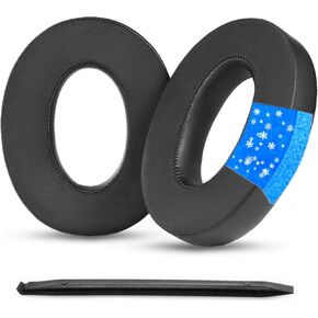 Cooling Gel Earpads Ear Cushions Replacement Compatible with Sennheiser HD598,HD598CS,HD560S,HD598SE,HD620S,HD518,HD599,HD569, HD579,HMEC 250 Headphones with ice Silk Fabric (Black CG)