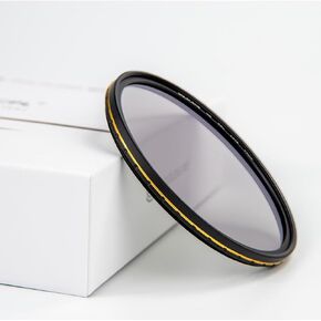 Circular Polarizer Filter(CPL) HD B270 Optical Glass Double Sided Ultra-Slim 36 Layer Nano Coatings,True Colors, Aluminum Frame,Resistant (Black, 55, Millimeters)