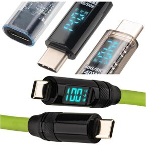 LED USB C Adapter+Cable