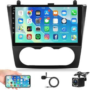8 CORE 2G+64G Car Radio Stereo for Nissan Altima 2008-2012(Manual A/C) with Wireless CarPlay/Android Auto, 9 Inch 1280 * 720P IPS Touch Screen Android 13 GPS WiFi Bluetooth 32-Band DSP Camera