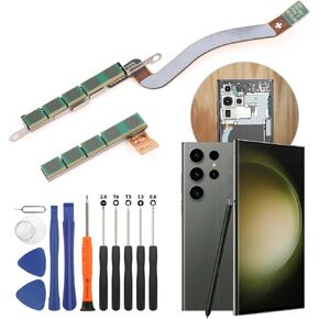 5G Signal Antenna Flex Cable for Samsung Galaxy S23 Ultra 5G with Module for Samsung S23 Ultra S918U Ribbon Connector Accessories Replacement Parts with Repair Tools(4PCS Set)