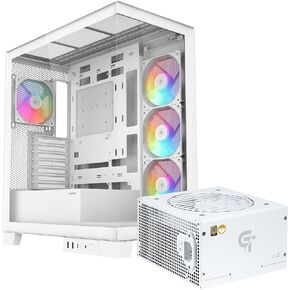 SAMA V50 Mid Tower PC Case - SAMA Black GT850W Power Supply