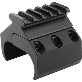 Double Barrel Clamp Mount Weaver Picatinny Rail Base Adapter for Flashlight Laser Sight