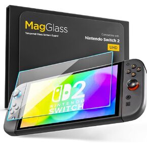 magglass Matte Screen Protector for Nintendo Switch 2 (8" inch), Anti Glare Tempered Glass Display Guard (Matte)