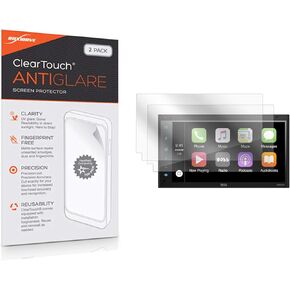 BoxWave Screen Protector Compatible with BOSS Audio BV800ACP - ClearTouch Anti-Glare (2-Pack), Anti-Fingerprint Matte Film Skin for BOSS Audio BV800ACP, BOSS Audio BV800ACP, BVCP9685A