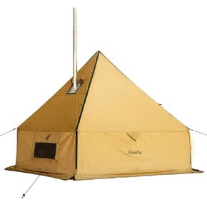 FIREHIKING Camping Hot Tent with Stove Jack Yurt Tent Outdoor Wall Tent Teepee Tent with Snow Skirt