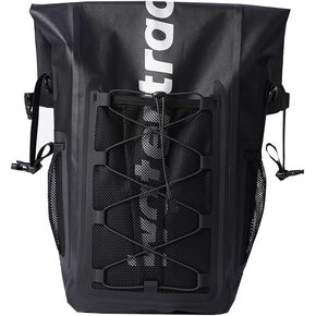 Waterproof Dry Bag for Kayaking, Surfing, Canyoning, Trekking, Camping, Water Sports, Rainproof (Black gray, 25)