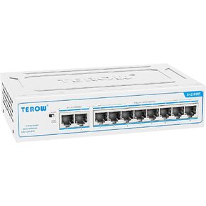 5 Port Gigabit Unmanaged Network Switch, Portable Switch | Plug & Play | Fanless Housing, White Color