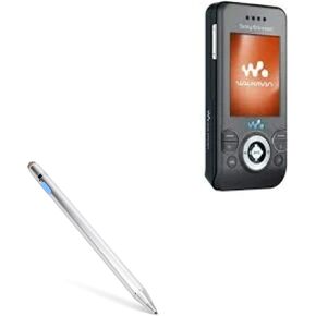 BoxWave Stylus Pen Compatible with Sony Ericsson W580i - AccuPoint Active Stylus, Electronic Stylus with Ultra Fine Tip for Sony Ericsson W580i - Metallic Silver