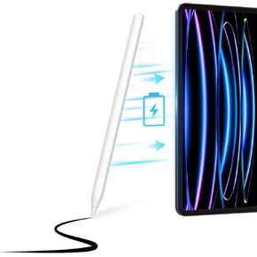 Stylus Pen for iPad, Uogic Magnetic Wireless Charging Stylus with Tilt & Palm Rejection, for iPad Pro 11" 1st-4th Gen, 12.9" 3rd-6th Gen, iPad Air 4th/5th Gen