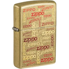 Zippo Lighter: Zippo Multi Color Logos - النحاس النحاسي 48703