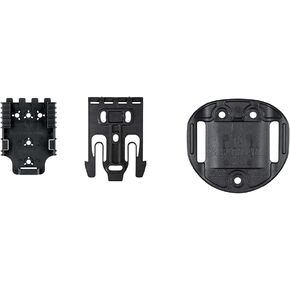Safariland QLS 1-2 Quick Locking System Kit with Locking Fork & Receiver Plate, 1.5" Contoured Belt Loop - Black