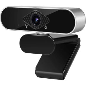 2K QHD Webcam with Microphone – USB Plug & Play Web Camera for Streaming, Video Calls, Zoom, and Remote Work