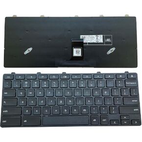 لوحة مفاتيح جديدة لجهاز Dell Chromebook 11 3100 Touch 5190 Touch 3400 3110 0D2DT 00D2DT 03G0H0 مفتاح الطاقة الأمريكي (ليس لـ 3100 2in1,5190 2in1,3110 2in1) in Kuwait