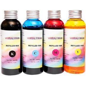 4×100ML Compatible Ink Refill Kit Suitable for 280XL 281XL 270XL 271XL 250XL 251XL Compatible for PIXMA TS702a TS702 TR8620a IX6820 TR8622a TR6320