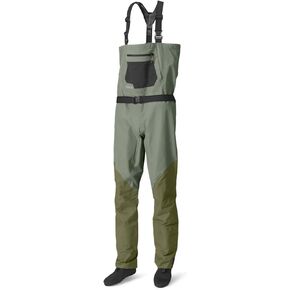 Orvis Clearwater Chest Waders for Men - Waterproof Fly Fishing Waders with Neoprene Booties, External Storage Pocket