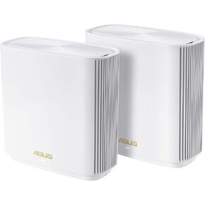 ASUS ZenWiFi XT9 AX7800 Tri-Band WiFi6 Mesh WiFiSystem (2Pack), 802.11ax, up to 5700 sq ft & 6+ Rooms, AiMesh, White (Renewed)
