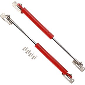 Motoforti Universal Lift Supports Struts Cabinet Cover Gas Springs 10inch/245mm 4lb/20N/2kg Black 2 Set