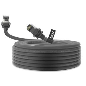 Marx Starlink Gen 3 Ethernet Cable Extension 75FT for Standard V3 Accessories Replacement Waterproof High-Speed Indoor and Outdoor Data Transmission Gray