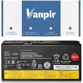 00HW030 Laptop Battery 15V 96Wh 6400mAh 8-Cell Replacement for Lenovo ThinkPad P70 P71 Series Notebook 78++ 78+ SB10F46468 01AV451 4X50K14092 5B10W13950