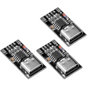 3 Pieces of PD/QC/AFC Decoy Board Fast Charging USB C Boost Module, PD3.0 2.0 PPS/QC4+ FCP AFC Type-C Trigger Polling Detector Power Module